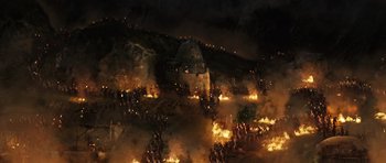 Movie still from “Eragon” (2006), directed by Stefen Fangmeier – Extreme Wide shot, High angle