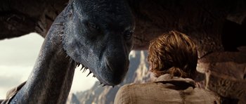 Movie still from “Eragon” (2006), directed by Stefen Fangmeier – Medium shot, Over the shoulder angle