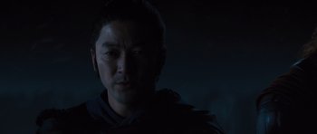 Movie still from “Thor” (2011), directed by Kenneth Branagh – A person in a dark room; Close Up shot, Low angle