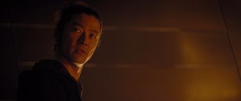 Movie still from “Thor” (2011), directed by Kenneth Branagh – A person looking at the camera; Close Up shot, Over the shoulder angle