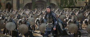 Movie still from “Thor: Ragnarok” (2017), directed by Taika Waititi – Medium shot, High angle