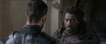 Movie still from “Thor: Ragnarok” (2017), directed by Taika Waititi – Close Up shot, Over the shoulder angle