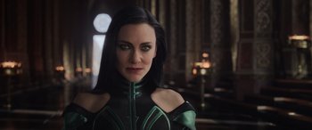 Movie still from “Thor: Ragnarok” (2017), directed by Taika Waititi – Close Up shot, Over the shoulder angle