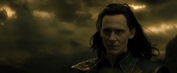 Movie still from “Thor: The Dark World” (2013), directed by Alan Taylor – A person with long black hair; Close Up shot, Low angle