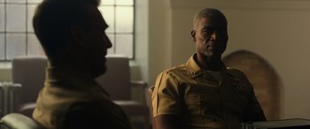 Movie still from “Top Gun: Maverick” (2022), directed by Joseph Kosinski – Medium shot, Over the shoulder angle