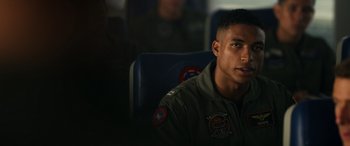 Movie still from “Top Gun: Maverick” (2022), directed by Joseph Kosinski – Close Up shot, Over the shoulder angle