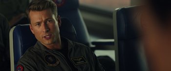 Movie still from “Top Gun: Maverick” (2022), directed by Joseph Kosinski – Close Up shot, Over the shoulder angle