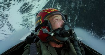 Movie still from “Top Gun: Maverick” (2022), directed by Joseph Kosinski – Close Up shot, Low angle