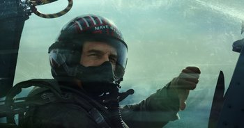 Movie still from “Top Gun: Maverick” (2022), directed by Joseph Kosinski – Close Up shot, Low angle