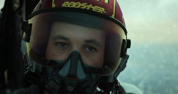 Movie still from “Top Gun: Maverick” (2022), directed by Joseph Kosinski – Close Up shot, Low angle