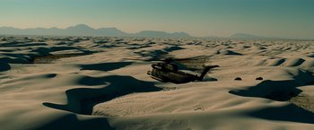 Movie still from “Transformers” (2007), directed by Michael Bay – Extreme Wide shot, High angle