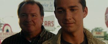 Movie still from “Transformers” (2007), directed by Michael Bay – Close Up shot, Over the shoulder angle