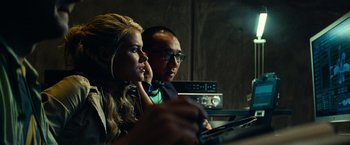 Movie still from “Transformers” (2007), directed by Michael Bay – Close Up shot, Low angle