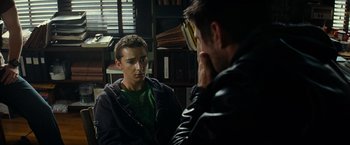 Movie still from “Transformers” (2007), directed by Michael Bay – Medium shot, Over the shoulder angle