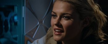 Movie still from “Transformers” (2007), directed by Michael Bay – Close Up shot, Over the shoulder angle