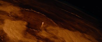 Movie still from “Transformers” (2007), directed by Michael Bay – Extreme Wide shot, Overhead angle