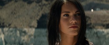 Movie still from “Transformers” (2007), directed by Michael Bay – Close Up shot, Low angle