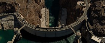 Movie still from “Transformers” (2007), directed by Michael Bay – Extreme Wide shot, Overhead angle