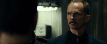 Movie still from “Transformers” (2007), directed by Michael Bay – Close Up shot, Over the shoulder angle