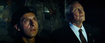 Movie still from “Transformers” (2007), directed by Michael Bay – Close Up shot, Low angle