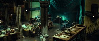 Movie still from “Transformers” (2007), directed by Michael Bay – Extreme Wide shot, High angle