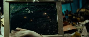 Movie still from “Transformers” (2007), directed by Michael Bay – Extreme Close Up shot, High angle