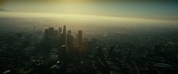 Movie still from “Transformers” (2007), directed by Michael Bay – Extreme Wide shot, High angle