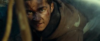 Movie still from “Transformers” (2007), directed by Michael Bay – Close Up shot, Over the shoulder angle