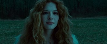 Movie still from “Twilight” (2008), directed by Catherine Hardwicke – A person with curly hair; Close Up shot, Low angle