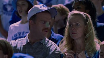 Movie still from “Varsity Blues” (1999), directed by Brian Robbins – A man and a woman sitting next to each other; Close Up shot, Over the shoulder angle