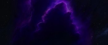 Movie still from “WALL·E” (2008), directed by Andrew Stanton – A dark sky with a purple cloud in the center; Extreme Wide shot, Low angle