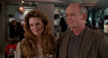 Movie still from “When Harry Met Sally...” (1989), directed by Rob Reiner – A man and a woman standing next to each other; Close Up shot, Over the shoulder angle