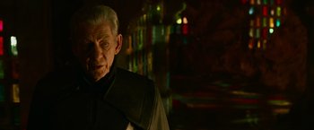 Movie still from “X-Men: Days of Future Past” (2014), directed by Bryan Singer – Close Up shot, Over the shoulder angle