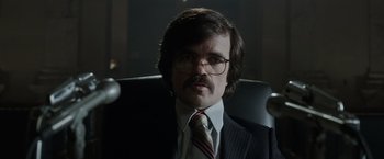 Movie still from “X-Men: Days of Future Past” (2014), directed by Bryan Singer – Close Up shot, Over the shoulder angle