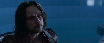 Movie still from “X-Men: Days of Future Past” (2014), directed by Bryan Singer – Close Up shot, Low angle