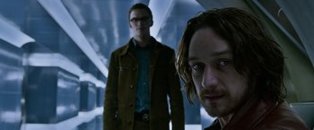 Movie still from “X-Men: Days of Future Past” (2014), directed by Bryan Singer – Close Up shot, Low angle