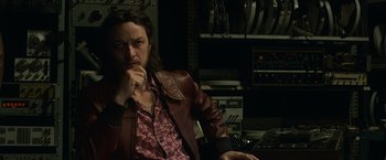 Movie still from “X-Men: Days of Future Past” (2014), directed by Bryan Singer – Medium shot, Low angle