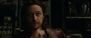 Movie still from “X-Men: Days of Future Past” (2014), directed by Bryan Singer – Close Up shot, Over the shoulder angle