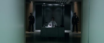 Movie still from “X-Men: Days of Future Past” (2014), directed by Bryan Singer – Wide shot, Low angle