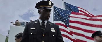 Movie still from “X-Men: Days of Future Past” (2014), directed by Bryan Singer – Close Up shot, Low angle