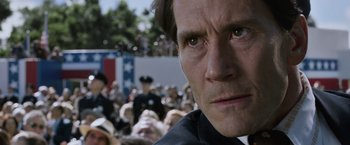 Movie still from “X-Men: Days of Future Past” (2014), directed by Bryan Singer – Close Up shot, Over the shoulder angle