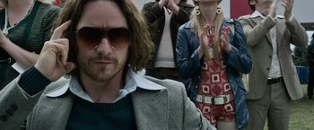 Movie still from “X-Men: Days of Future Past” (2014), directed by Bryan Singer – A group of people standing next to each other; Close Up shot, Low angle