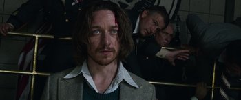 Movie still from “X-Men: Days of Future Past” (2014), directed by Bryan Singer – Close Up shot, Low angle