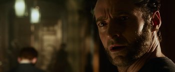 Movie still from “X-Men: Days of Future Past” (2014), directed by Bryan Singer – Close Up shot, Over the shoulder angle