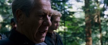 Movie still from “X-Men: The Last Stand” (2006), directed by Brett Ratner – Close Up shot, Over the shoulder angle