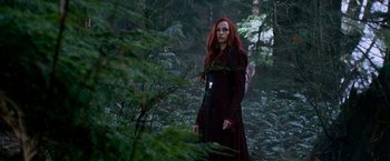 Movie still from “X-Men: The Last Stand” (2006), directed by Brett Ratner – Wide shot, Low angle