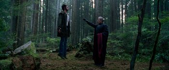 Movie still from “X-Men: The Last Stand” (2006), directed by Brett Ratner – Wide shot, Low angle