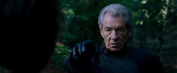 Movie still from “X-Men: The Last Stand” (2006), directed by Brett Ratner – Close Up shot, Low angle