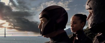 Movie still from “X-Men: The Last Stand” (2006), directed by Brett Ratner – Close Up shot, Low angle