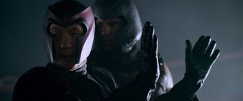 Movie still from “X-Men: The Last Stand” (2006), directed by Brett Ratner – Close Up shot, Over the shoulder angle